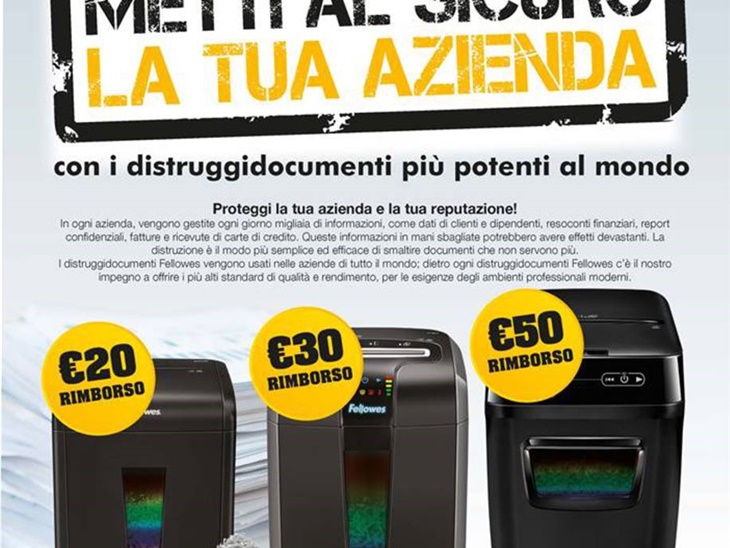 Leggi news | DISTRUGGI DOCUMENTI in  Promozione