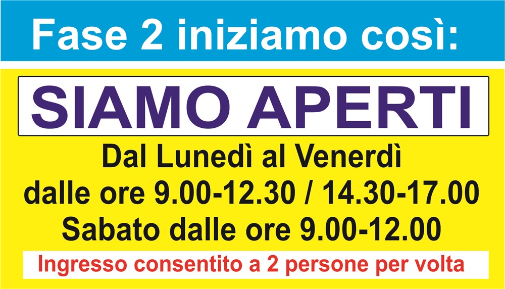 da lunedì 4 maggio