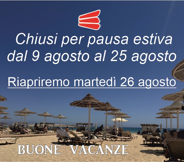Pausa estiva in arrivo!