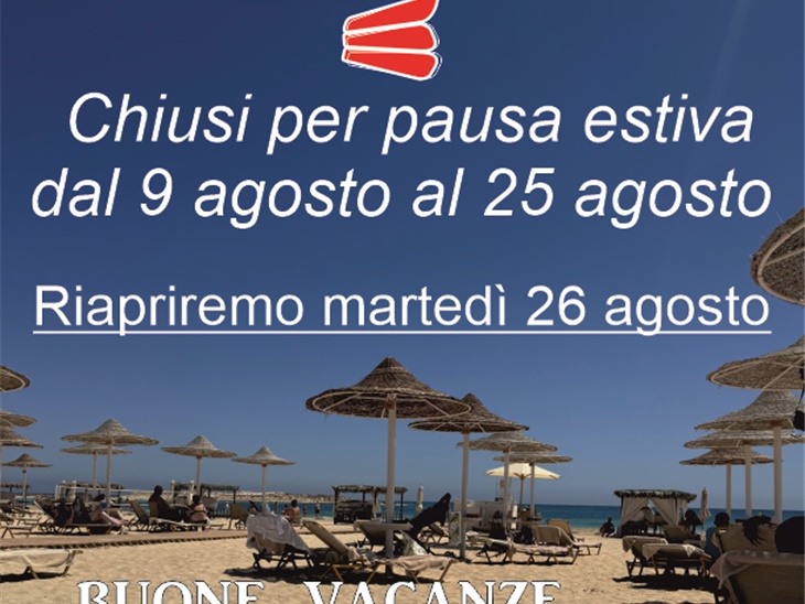 Leggi news | Pausa estiva in arrivo!