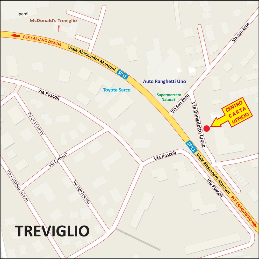 cartina nuovo negozio